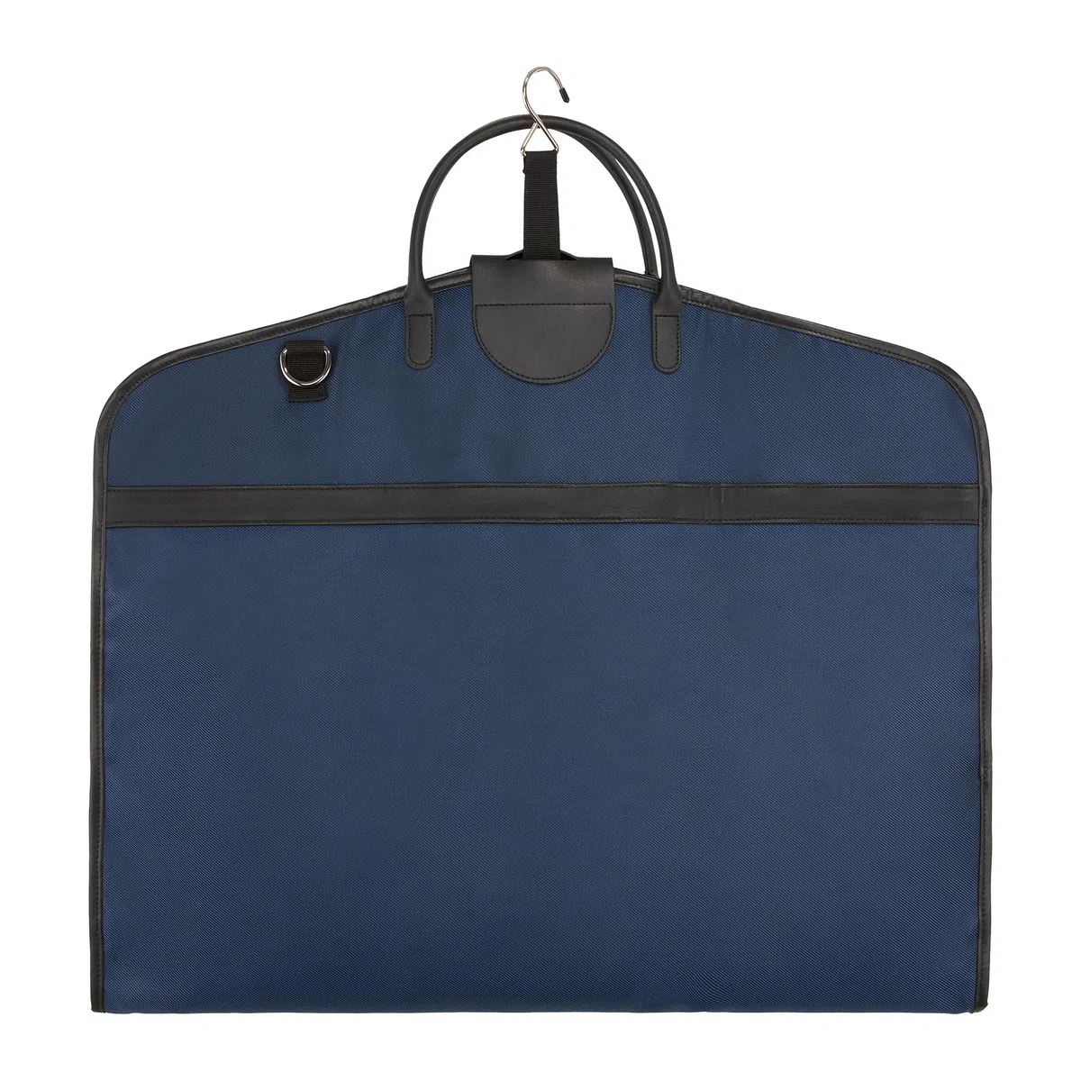 Funda para Traje 40" (Ligera) - Elegante Traje 1-2 con Bandolera - Funda para Ropa de Hombre y Mujer - Plegable - no Arruga la Ropa. Niles Azul Marino