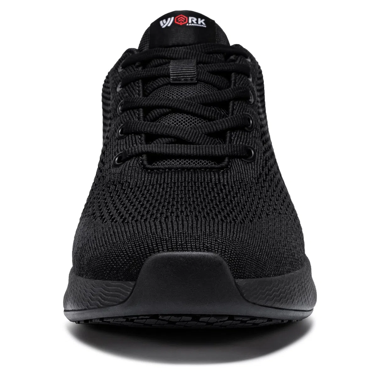LARNMERN Zapatos de Cocina Impermeables Zapatillas Running Hombre Zapatillas de Cocina Antideslizante Hombre Hosteleria Casual Sneakers Sin Puntera,Negro 41 EU