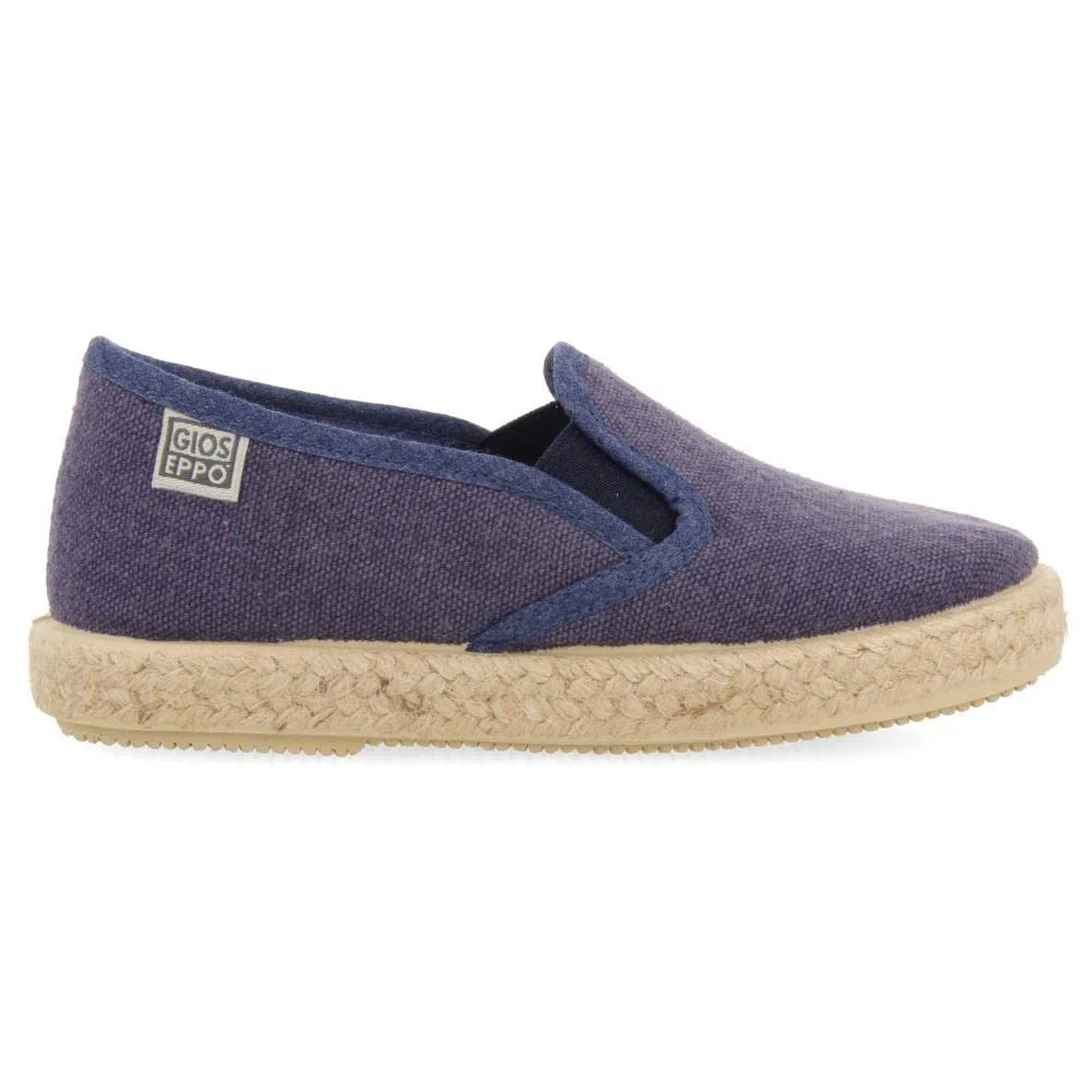 GIOSEPPO Espadrilles Grises con elásticos en los Laterales para niño orizaba