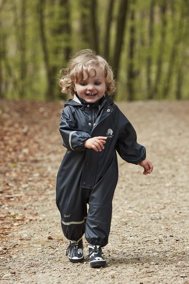 CeLaVi Regenanzug Einteilig In Vier Farben Chaqueta impermeable Niños