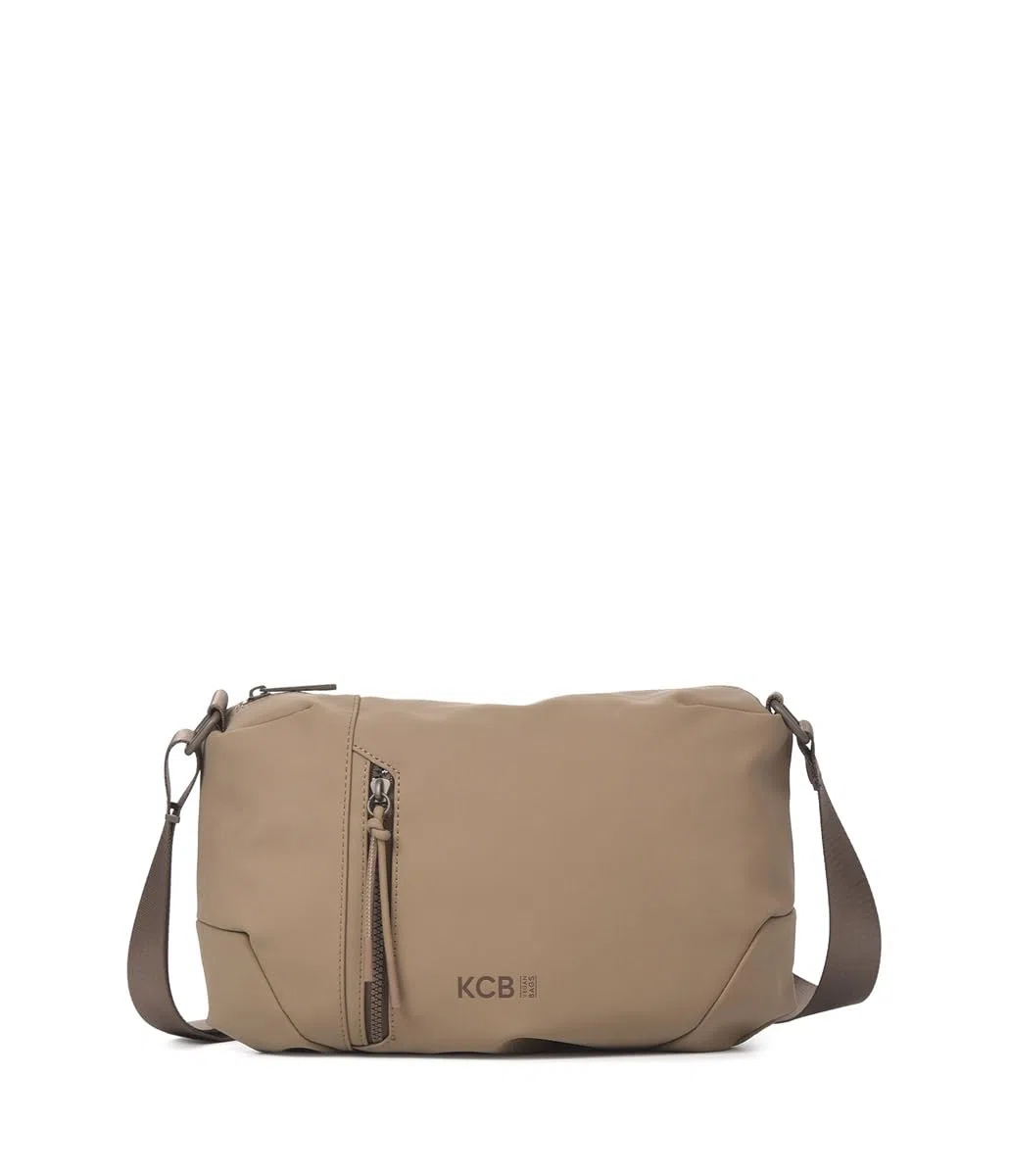 KCB Bandolera Grande Cord | Gran Capacidad y Organización | Bolsillos Multiusos con Cremallera | Material Resistente | Asas Ajustables | 100% Vegano