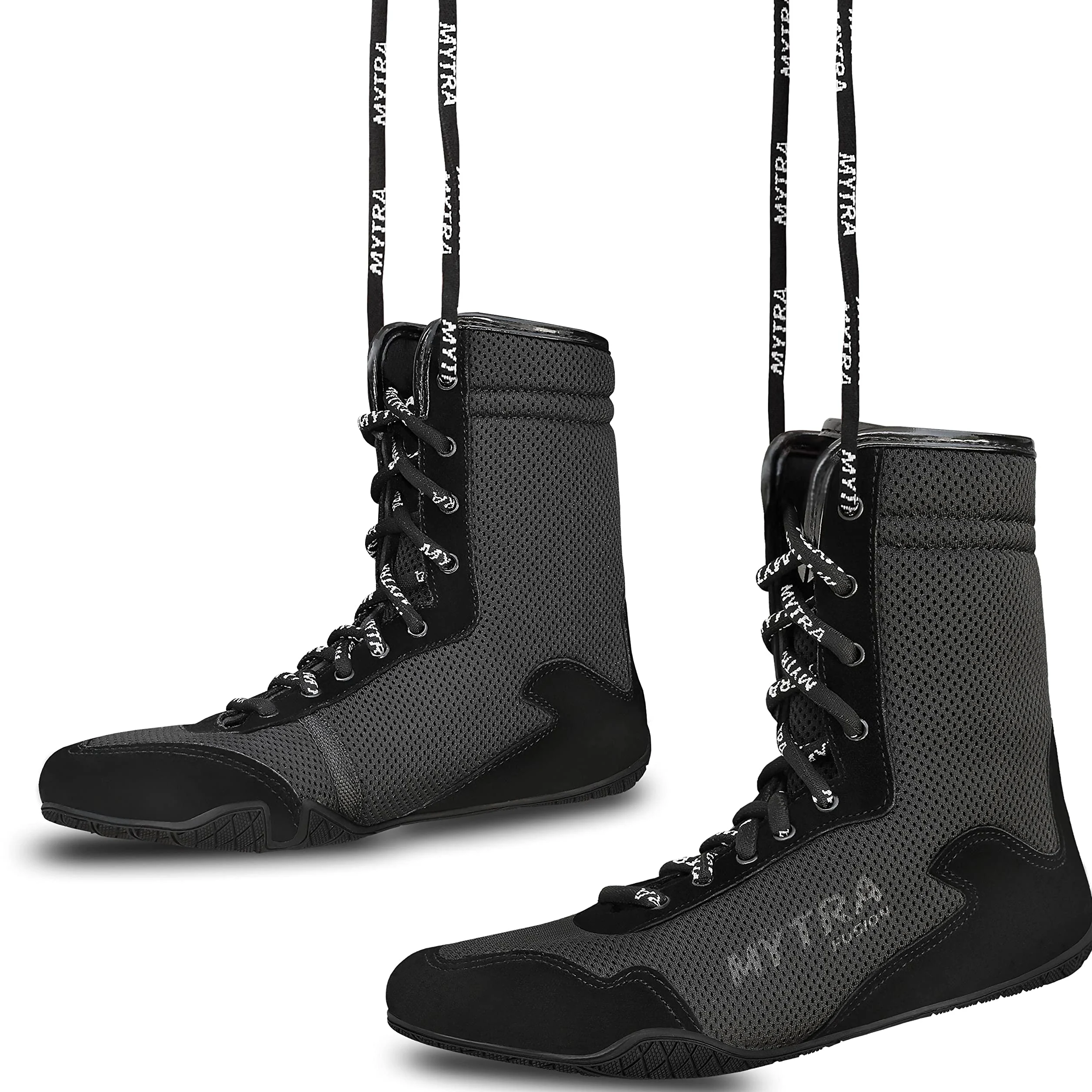 Mytra Fusion Botas Boxeo Cuero De Gamuza Botas de Boxeo para Junior, Chicos y Botas de Boxeo Hombre
