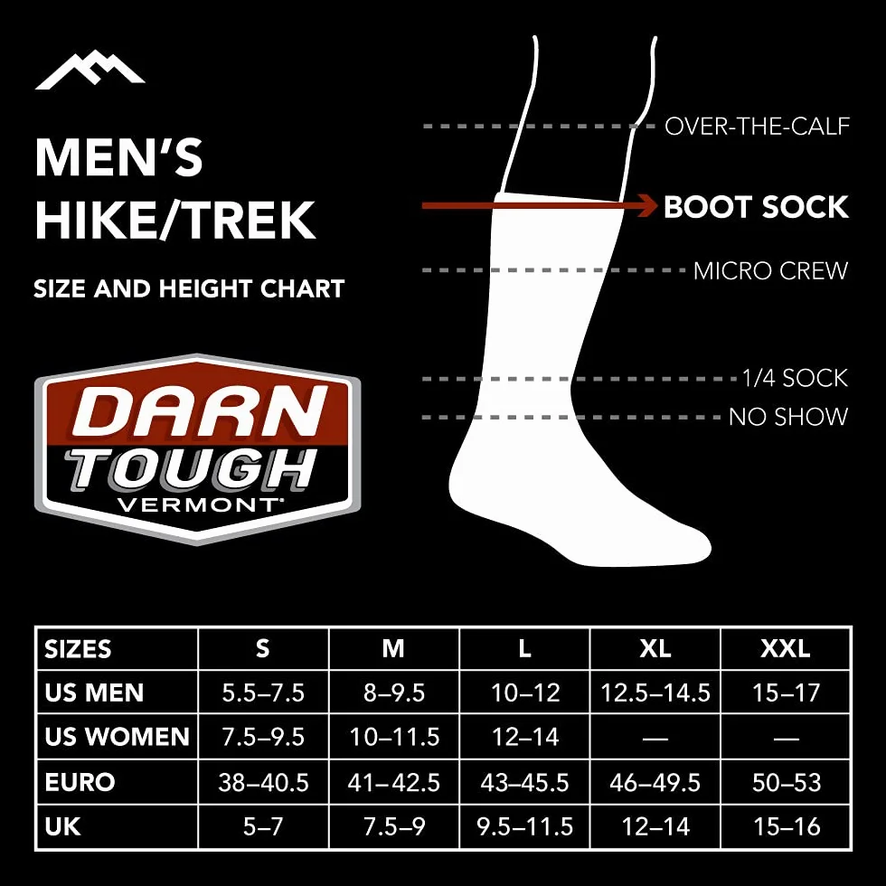 Darn Tough Hiker Ligero 1/4 Ligero con cojín para Hombre