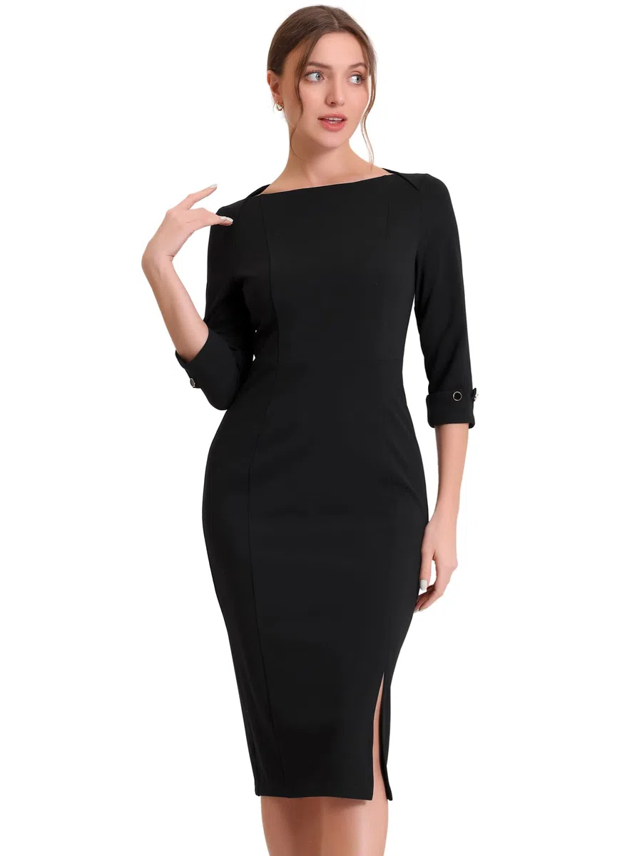 Allegra K Dress Casual Mujer