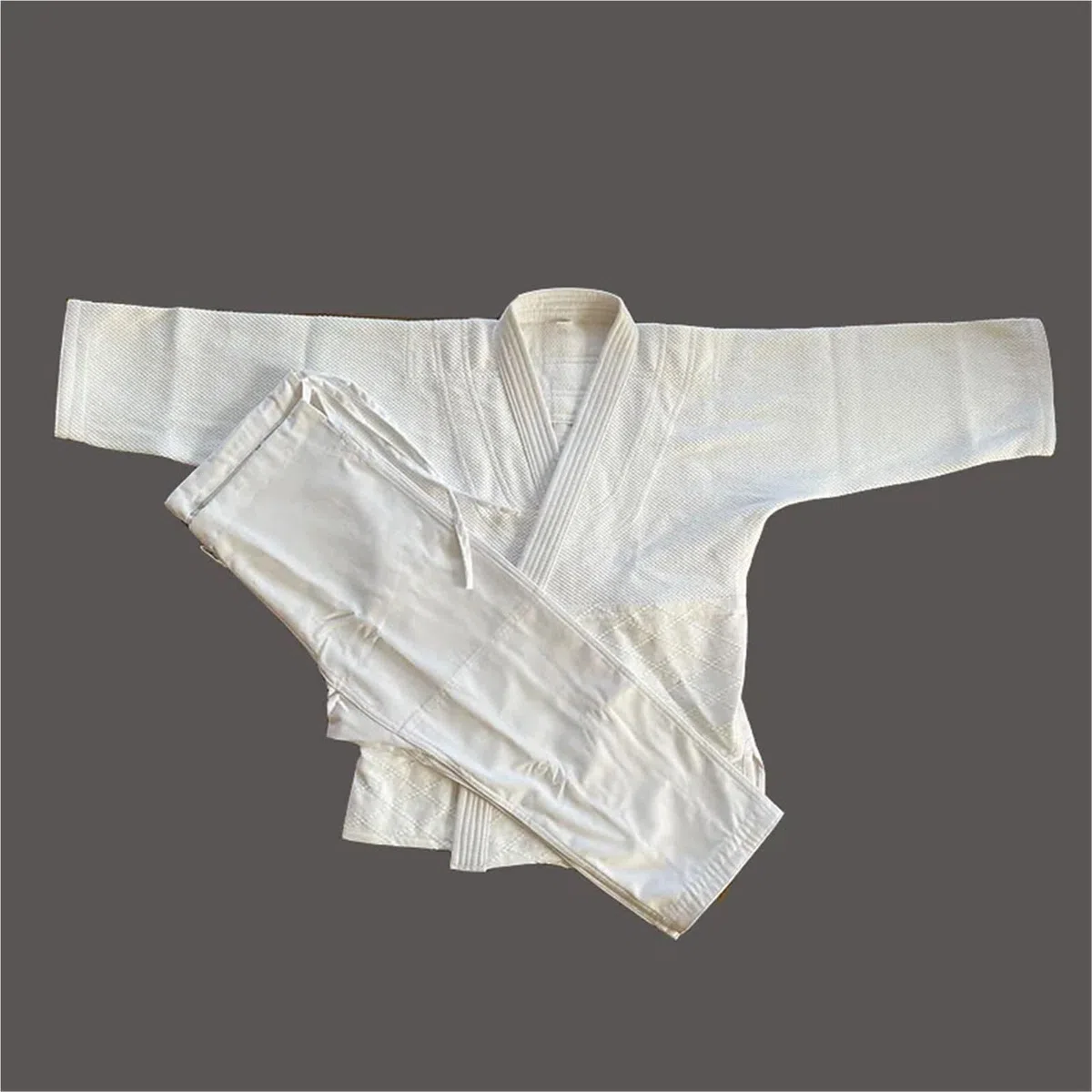 Traje De Judo Trajes de Judo, ropa Karate, for adultos, entrenamiento competición, tela algodón, traje Taekwondo transpirable