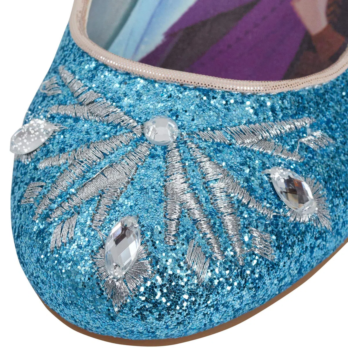 Disney Frozen - Zapatos de vestir con purpurina para niñas