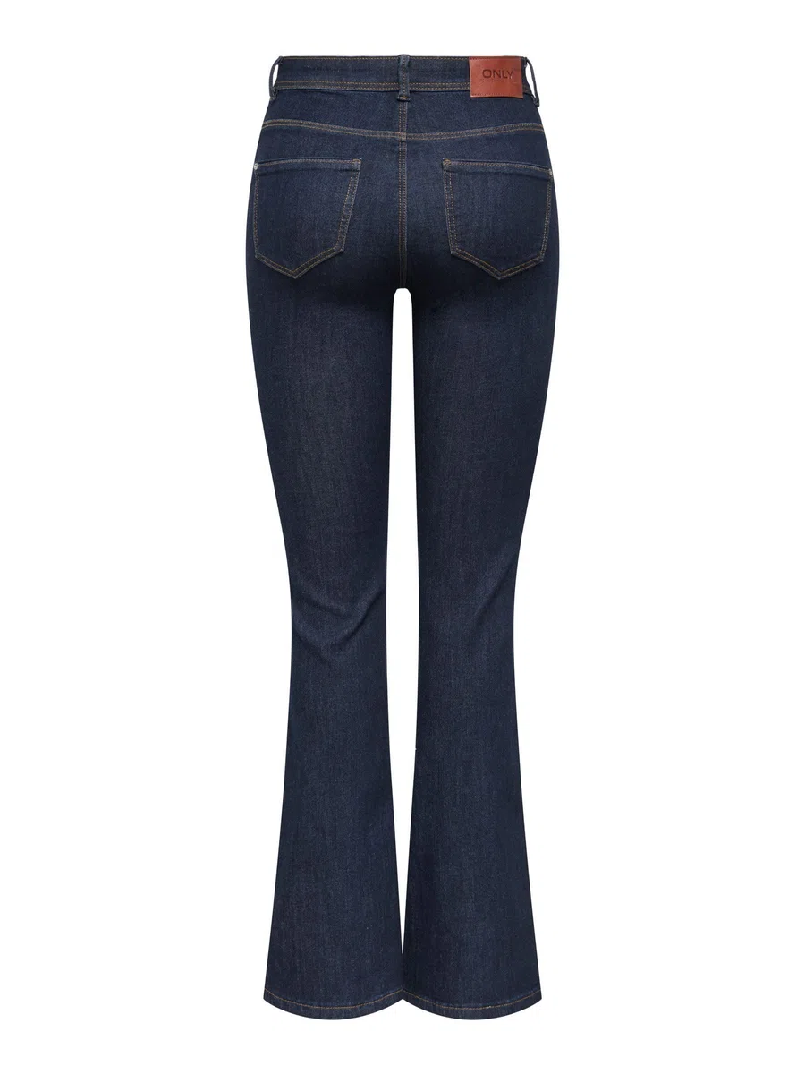 ONLY Onlwauw Life Hw Jeans acampanados DNM Noos para mujer