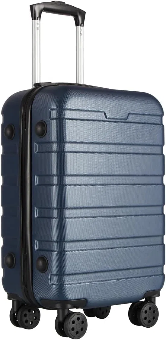 T-LOVENDO.ES Maleta de Viaje Cabina 55x40x20- Equipaje de Mano- 4 Ruedas giratorias- Material ABS Ligero- Semirígida- Candado o Cerradura combinación- Asa telescópica- Trolley
