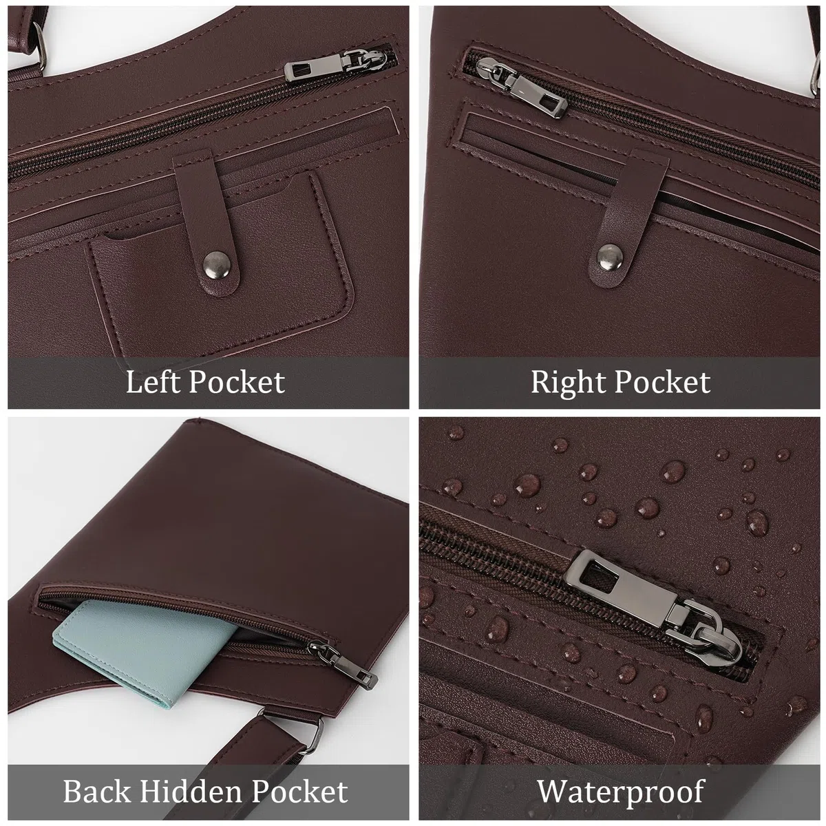 Sling Bag Hombres Mujeres Bolso Funda Hombres Anti Robo Bolso Bicicleta Bolso Bandolera para Viajes Senderismo y Outdoor