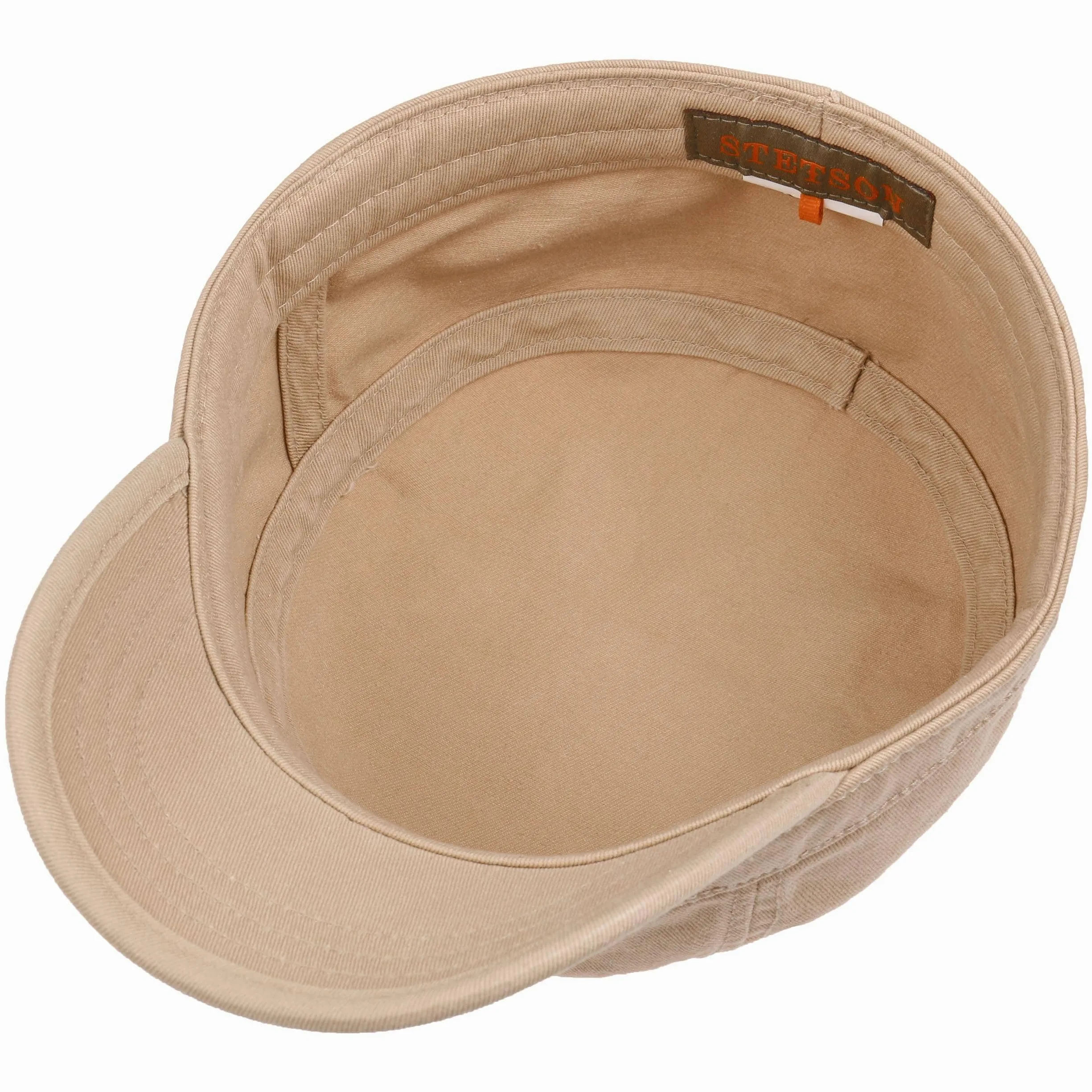 Stetson Gorra Militar con Protección UV Mujer/Hombre - de algodón Visera, Forro, Cerrado por atrás Verano/Invierno