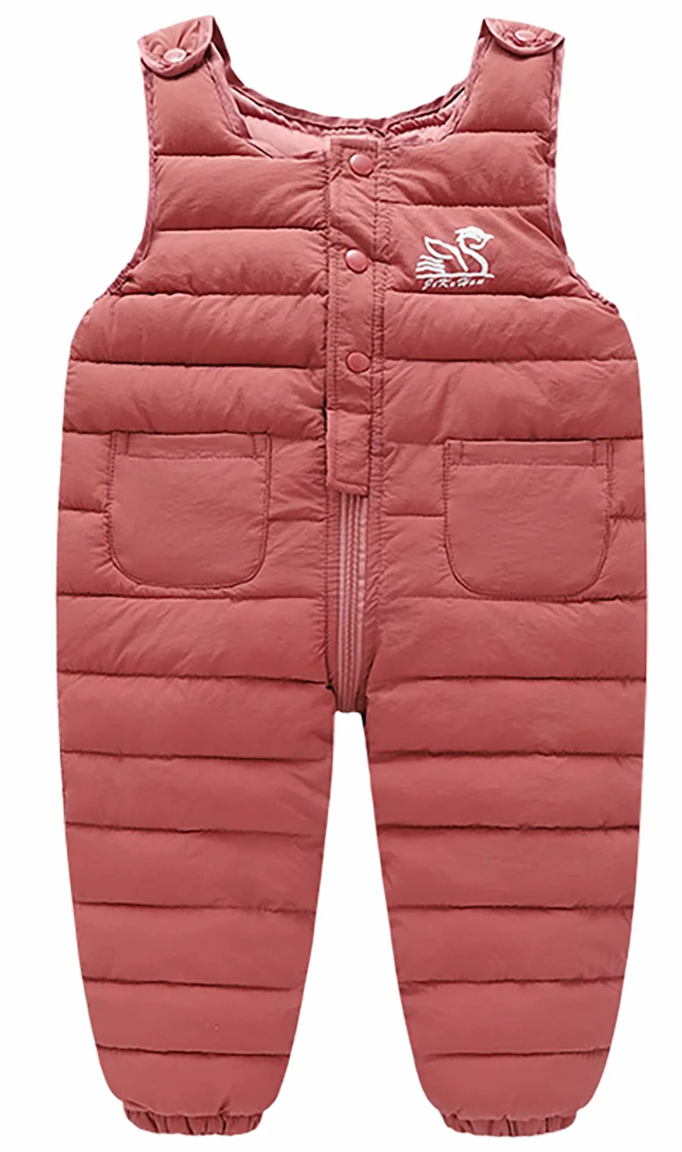 SEAUR Pantalones de plumón para bebé, ligeros, gruesos, cálidos, para la nieve, para niños, resistentes al viento, para exteriores, 9 meses, 3 años, talla 74-116