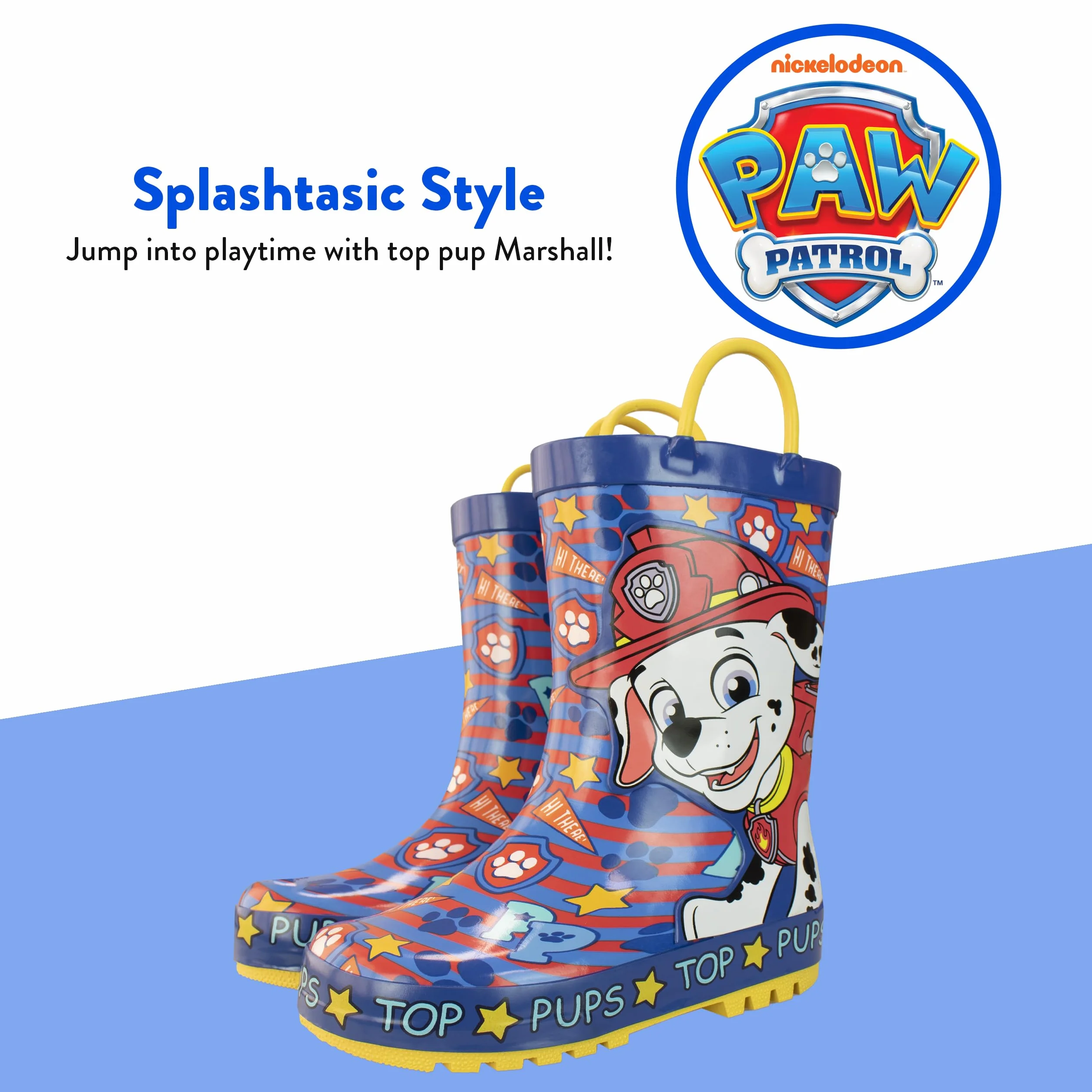 Paw Patrol Botas Impermeables para Niños La Patrulla Canina