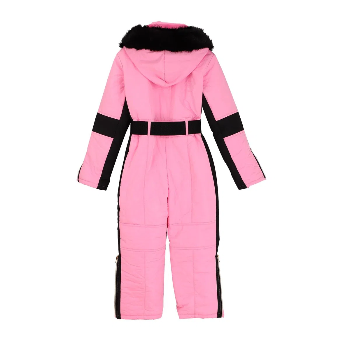 Traje de esquí para niños, impermeable, resistente al viento, traje de nieve para niñas, cintura con cinturón, cálido, todo en uno, traje de nieve ligero, overol de esquí de una pieza, chaqueta de