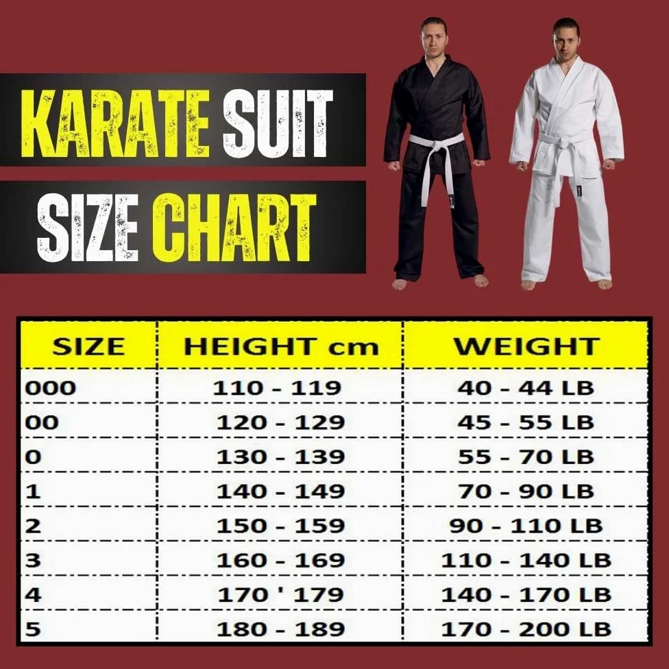 REWON Karate Judo Taekwondo Kimono, Premium Ligero Jiu Jitsu Estudiantes BJJ Gi Uniforme Entrenamiento de Artes Marciales MMA