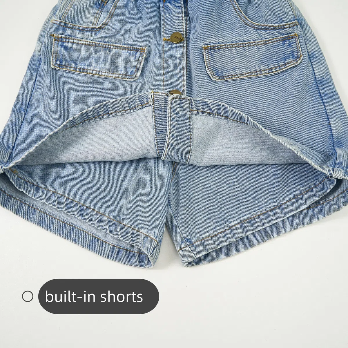 Rolanko Vaqueros Baggy Cargo para Niños Jeans Skater con Cintura Elástica y Multi-Bolsillos Pantalones Denim Vintage Bootleg Streetwear para Niños