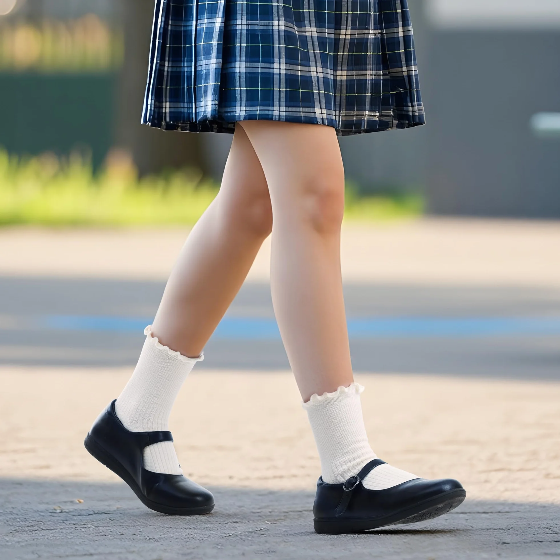 DREAM PAIRS Kids Zapatos Colegiales para Niña Merceditas Bailarinas Mary Jane Zapatos de Fiesta Cumpleaños Zapatos de Vestir Antideslizante KFL217