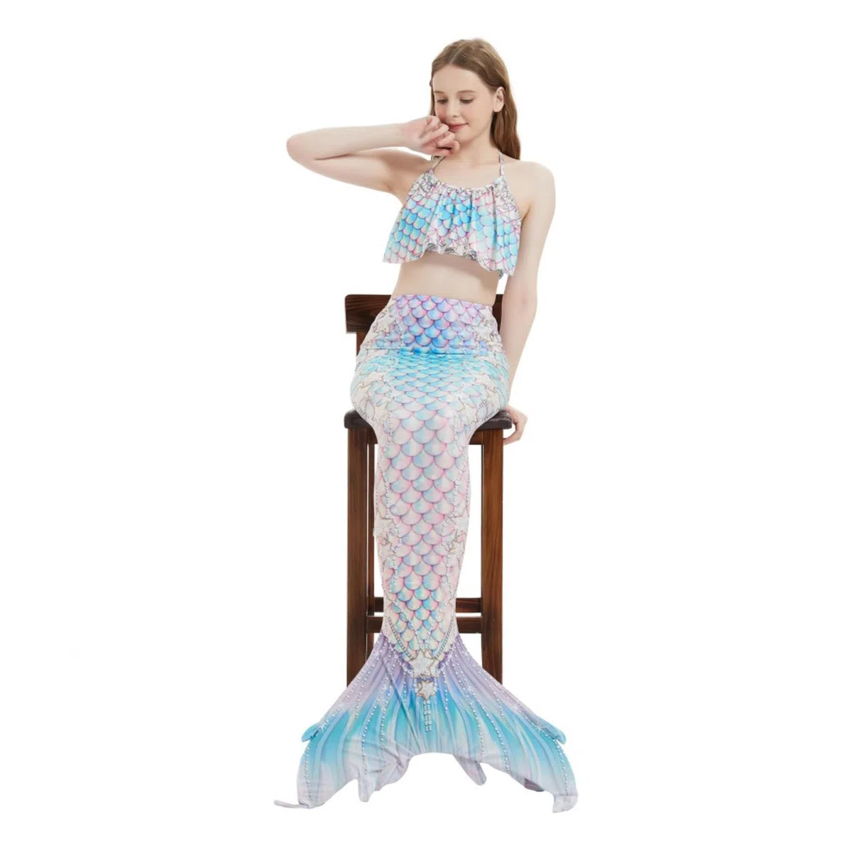 Lindo Conjunto Conjuntos Para NiñAs DiseñO Elegante Y Moderno Ideal Para Piscina Y Mar.,G-130