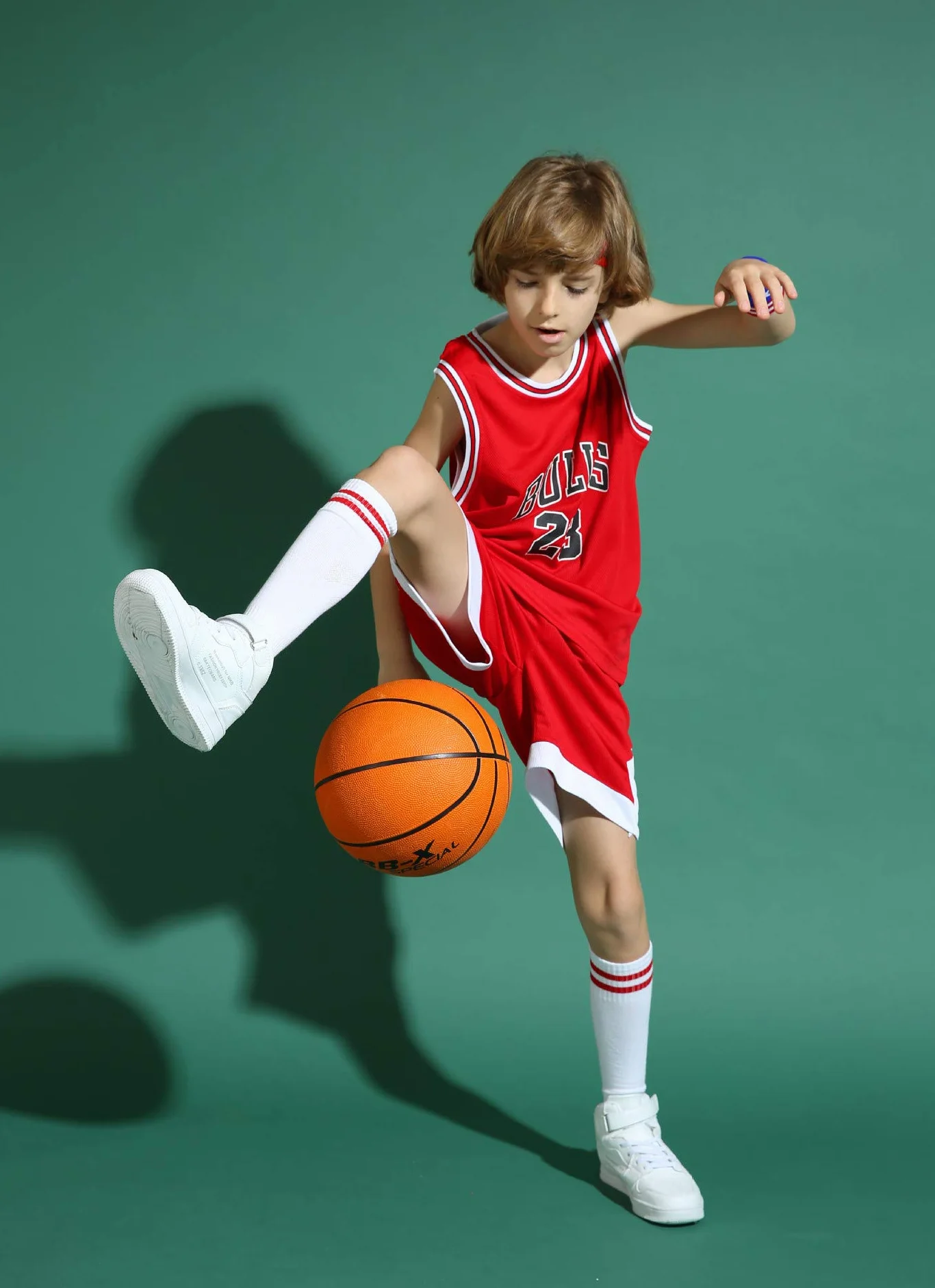 Camisetas de baloncesto Camiseta de tirantes activa y juego corto para niños