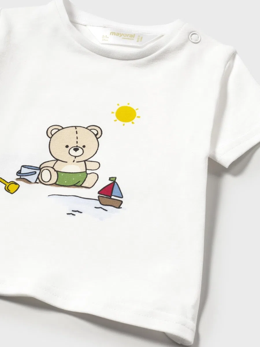 Mayoral Conj. baño con Gorro para bebé niño Osos