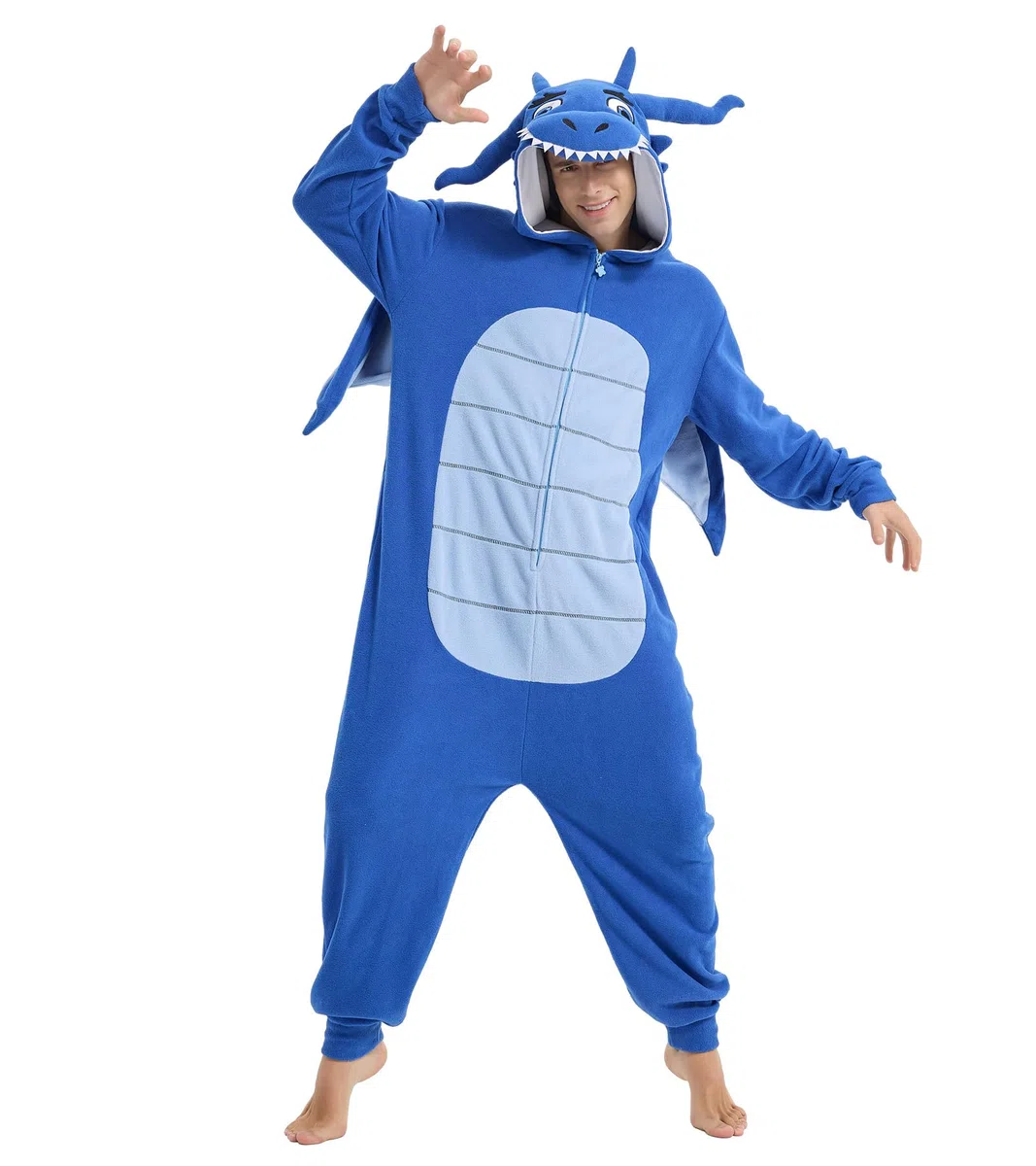 Dragón Onesie Adultos Animal Cosplay Halloween Pijamas Disfraces Adolescentes Jumpsuit One Piece Sleepwear
