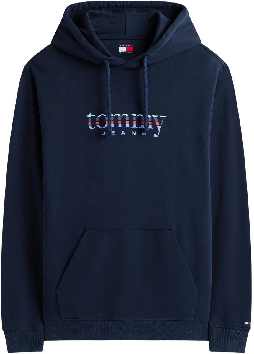 Tommy Jeans TJM Reg Entry DNA Play Hood Dm0dm22642 Sudadera con Capucha Hombre (Pack de 1)