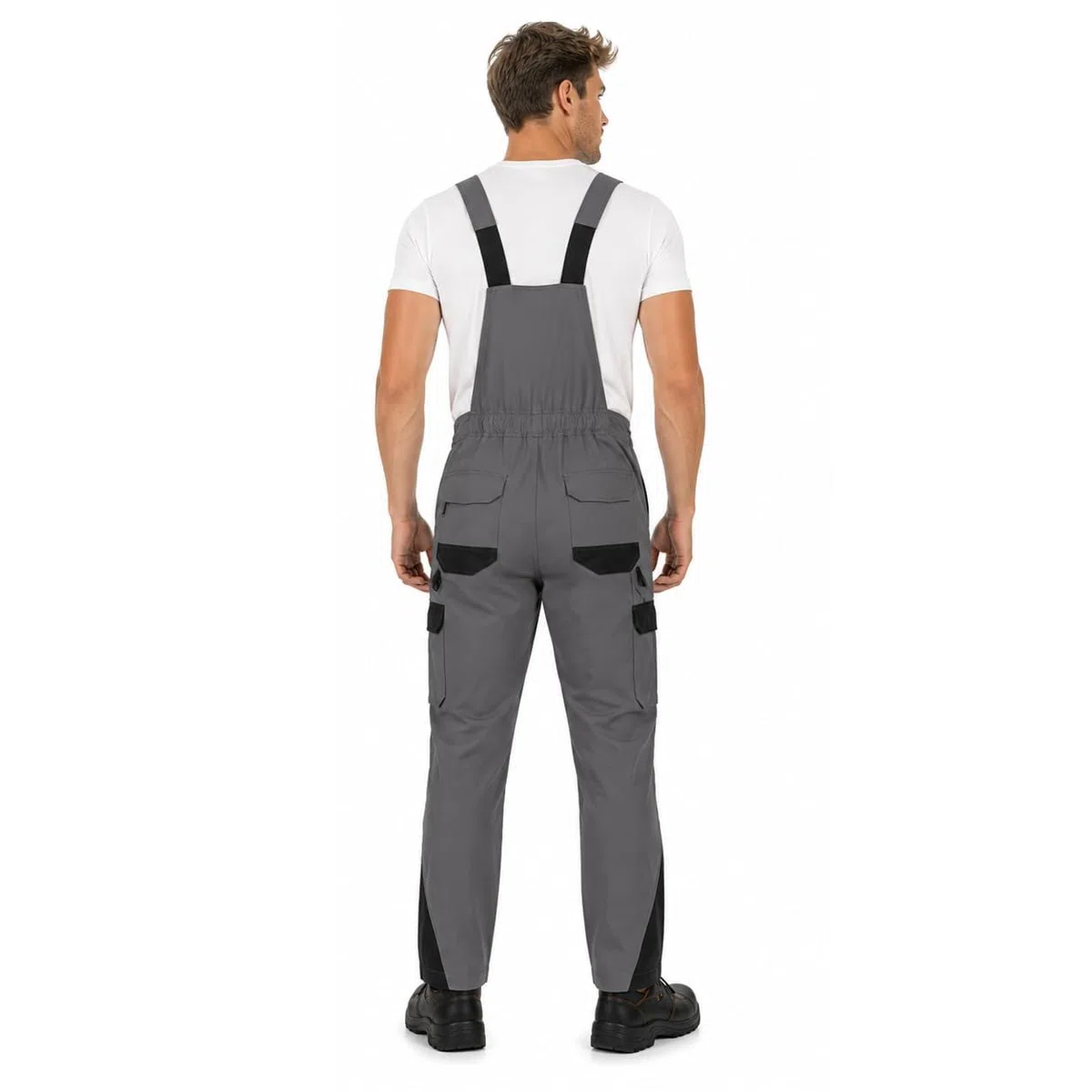 BWOLF DRIFT - Peto de trabajo para hombre, con peto, con bolsillos multifunción, tejido ripstop con muchos bolsillos