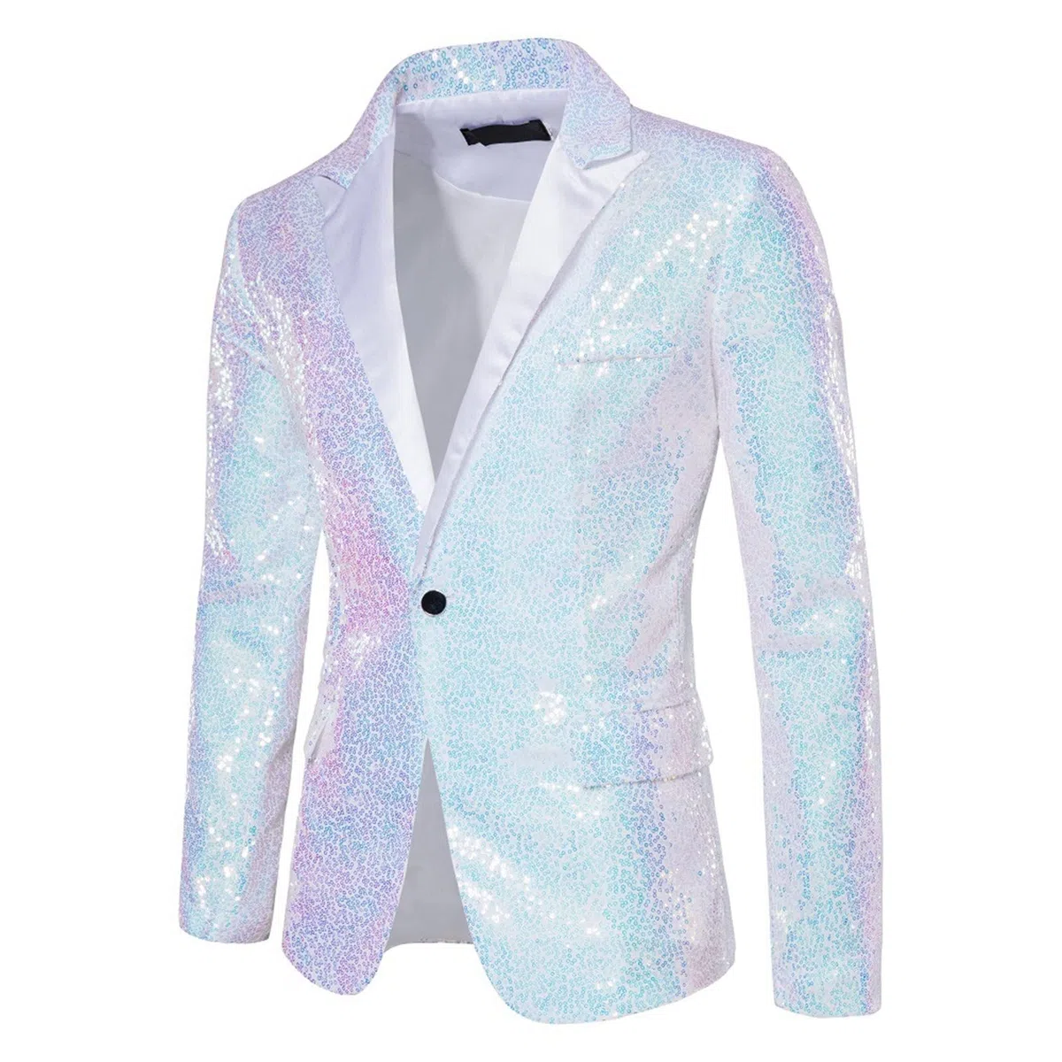 Chaqueta de traje de ocio con lentejuelas para hombre, chaqueta de traje de boda, esmoquin, corte regular, chaqueta brillante de lentejuelas, chaqueta de esmoquin, chaqueta de ocio, traje para
