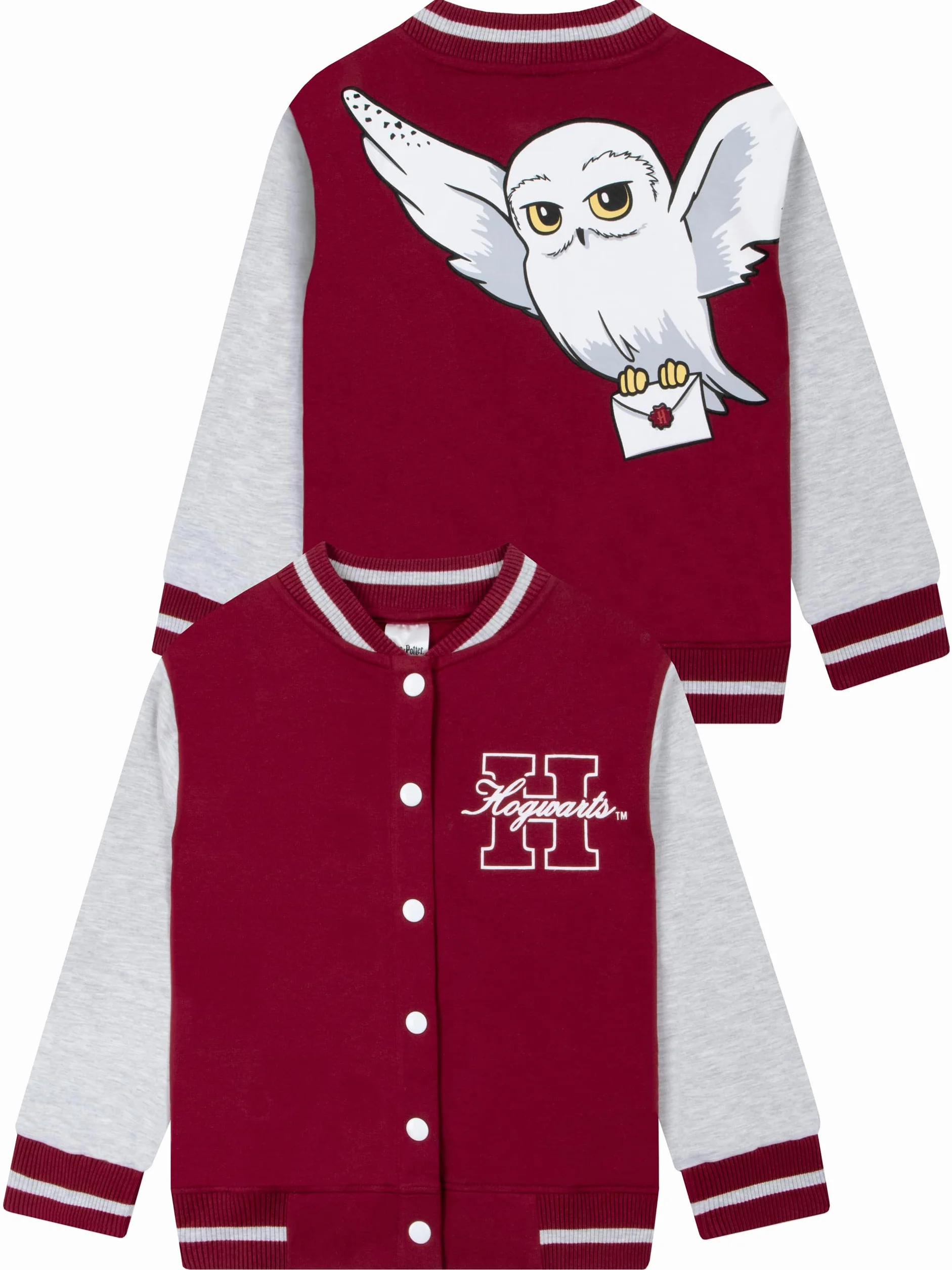 Harry Potter Chaqueta Bomber Para Ninos, Chaqueta Niño De Hogwarts, Chaquetón Niño De Estilo Béisbol