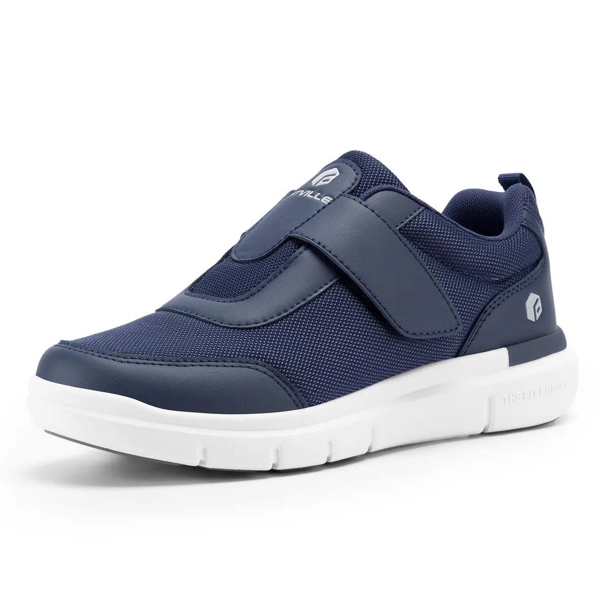 FitVille Zapatos Anchos Hombre Cómodas Zapatillas Casuales Ajustables para Caminar para Pies Sensibles