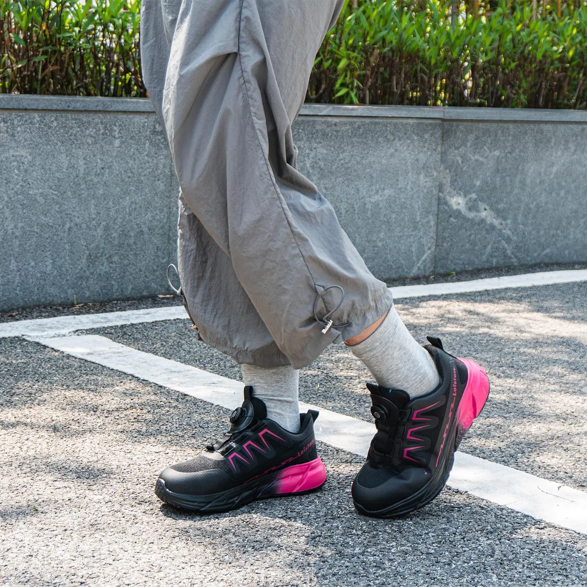 Zapatos de Seguridad Mujer Calzado Seguridad Zapatillas de Trabajo Mujer Ligeros Comodas Antideslizantes Rosa NT4 EU39