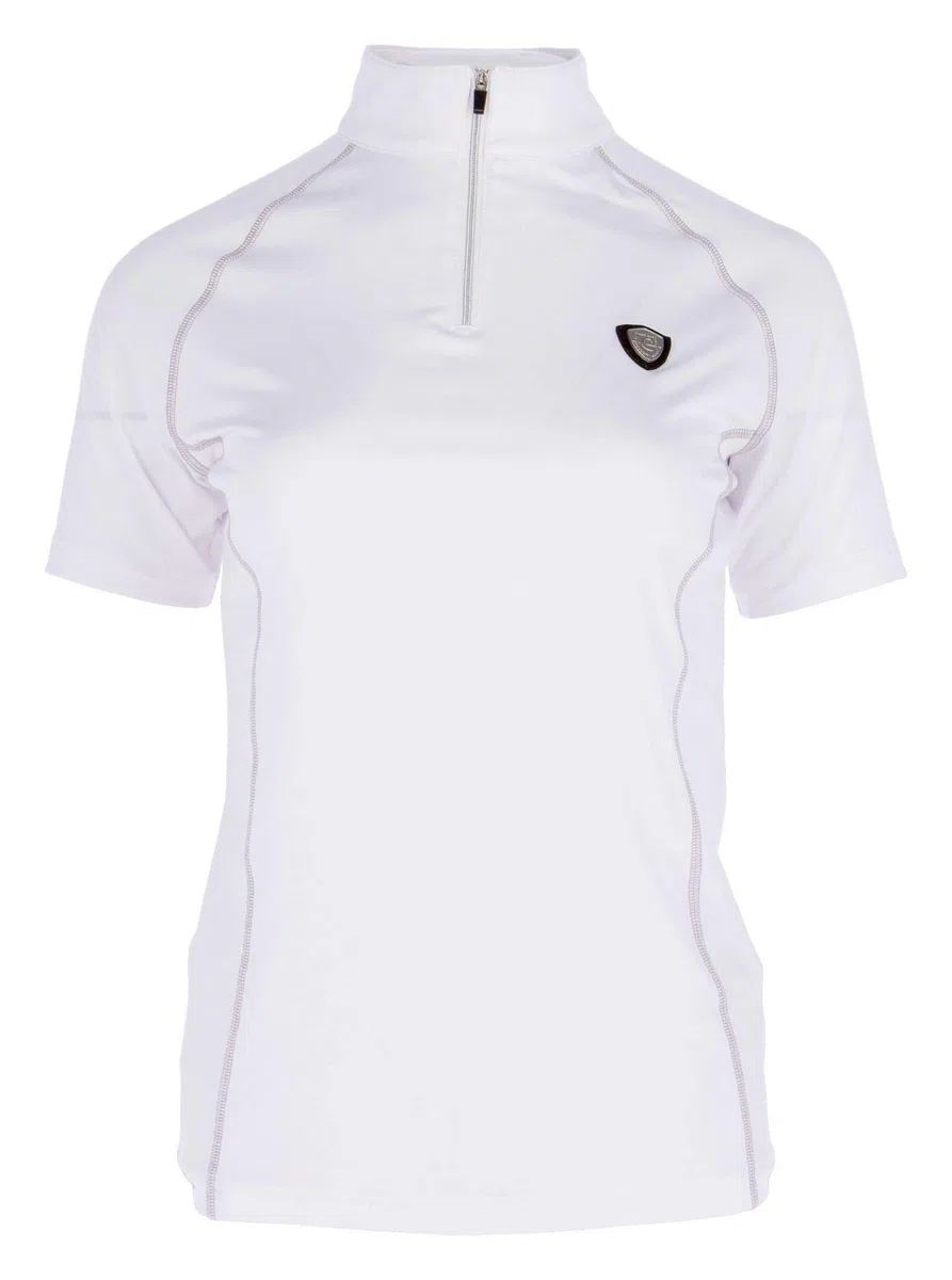 Kerbl Competition Valentina - Camiseta para mujer (talla M/38), color blanco