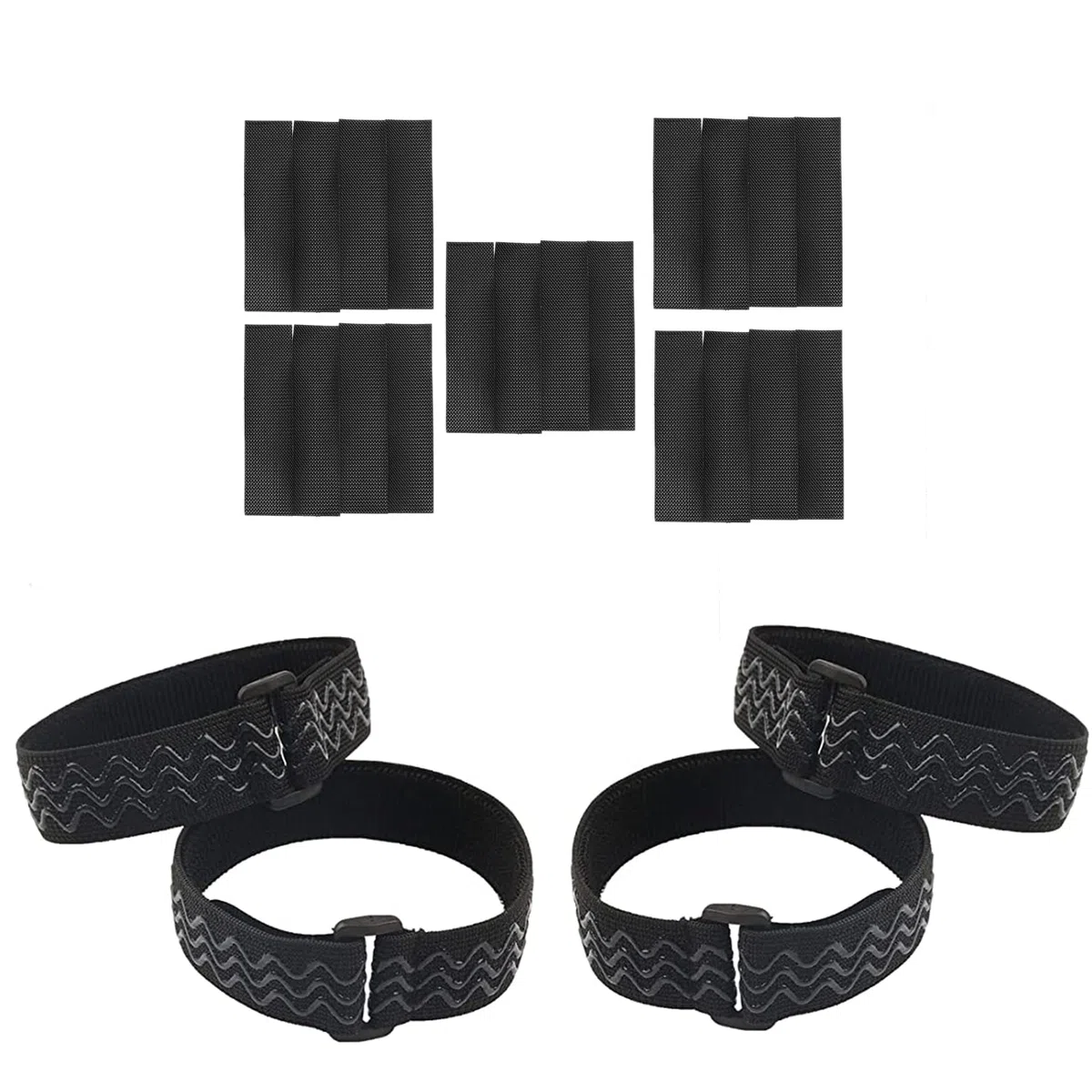 2 Par Correas de Botas Largas Fijas botas antideslizantes correas de cinturón fijas Correas para botas largas correas antideslizantes para botas altas con 20 Piezas de Cinta Adhesiva Gancho