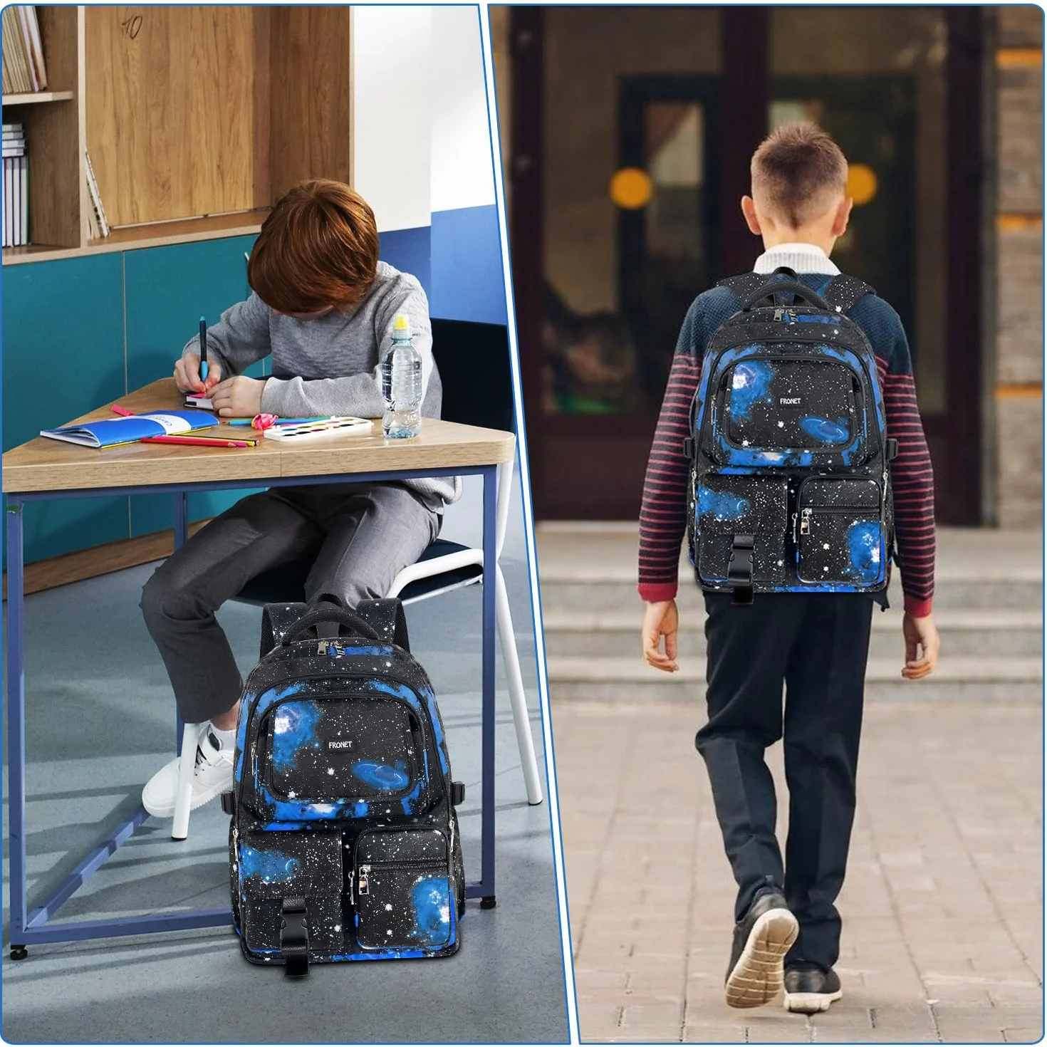 Mochilas Escolares Adolescentes Mochila Escolar Niño Niña Infantiles Bolso Sets para Niños y Niñas 7 8 9 10 11 12 13 14 15 16 Años Juveniles Grande Bolsas Tipo Casual Viaje Colegio Portátil de 15.6"