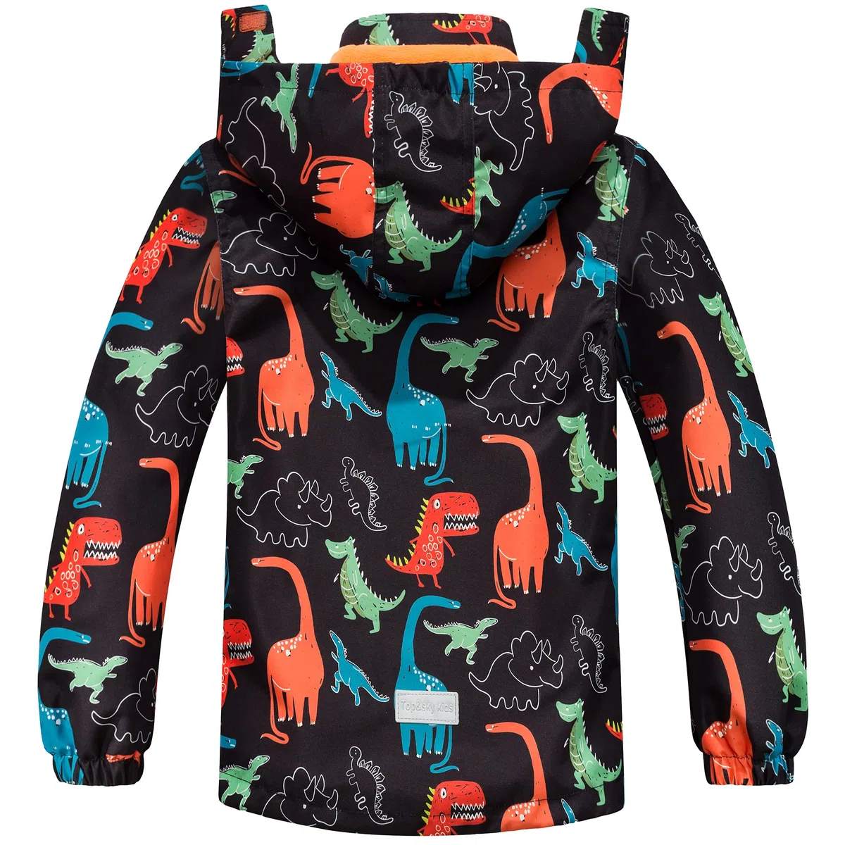 Fewlby Chaqueta Impermeable con Capucha para Niño, Cortavientos con Forro Polar Ligera Abrigo Prueba de Viento Niños Chubasquero Primavera Otoño Abrigos Deportivos 3-12 Años