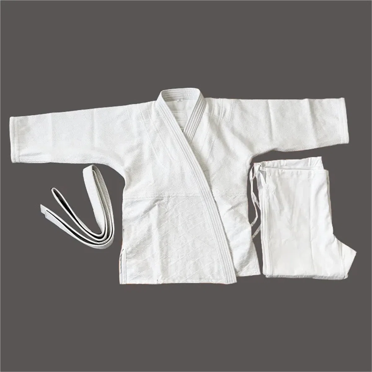 Traje De Judo Trajes de Judo, ropa Karate, for adultos, entrenamiento competición, tela algodón, traje Taekwondo transpirable