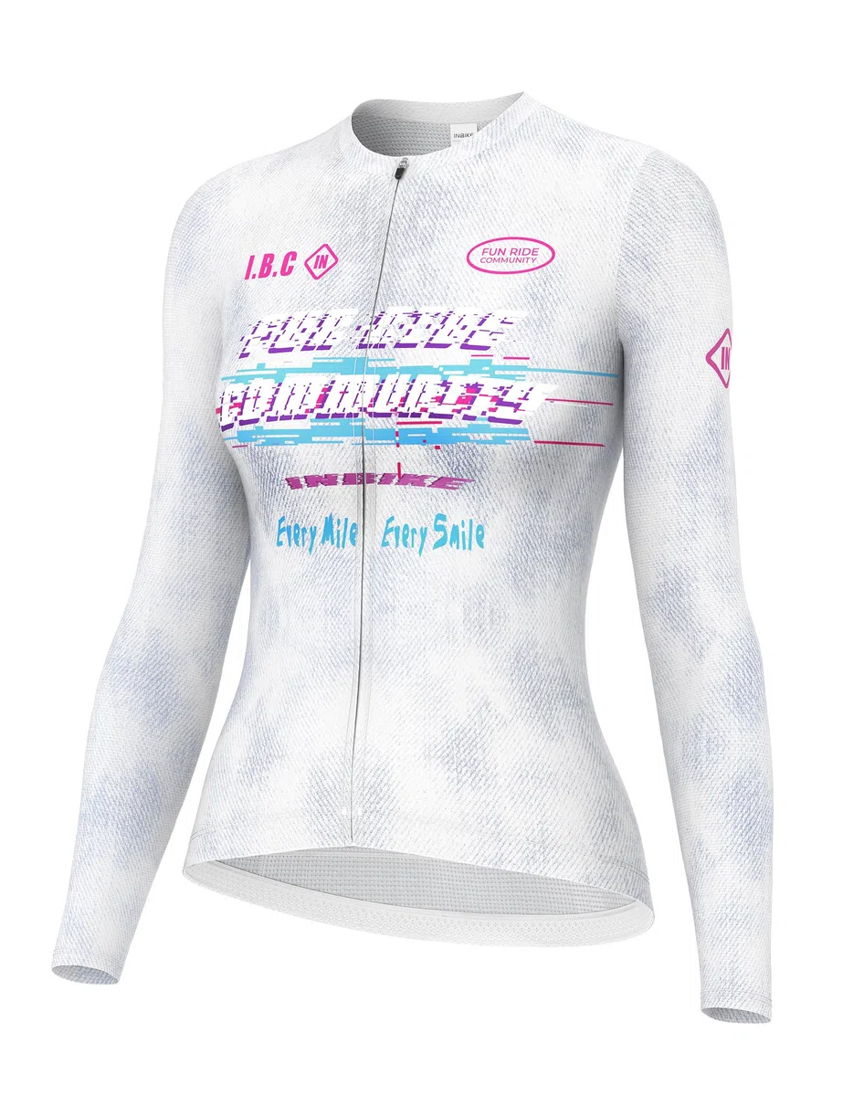 INBIKE Maillot Ciclista Bici Ciclismo Camiseta Mujer Manga Larga con 3 Bolsillos Transpirable Secado rápido Ciclismo WW585