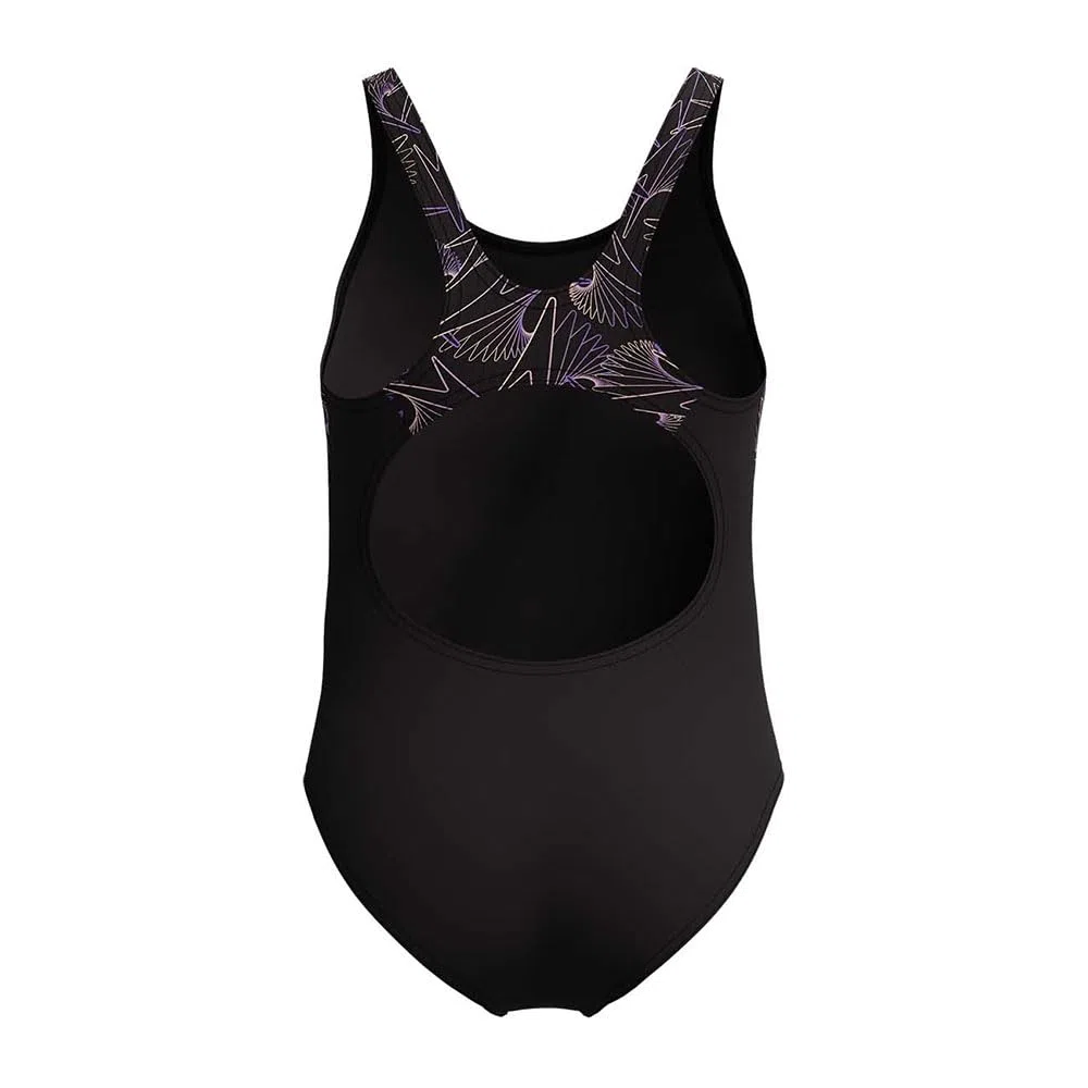 Speedo HyperBoom Splice Muscleback - Traje de baño para niña, color naranja
