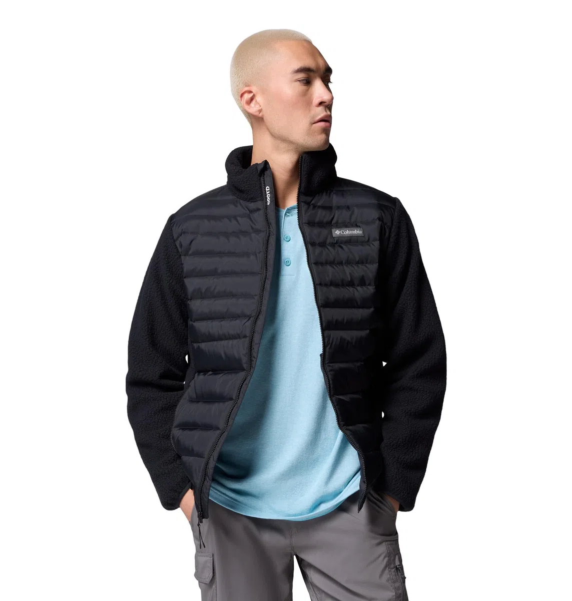 Columbia Juniper Peak Hybrid Jacket Chaqueta de plumón acolchada Hombre (Pack de 1)