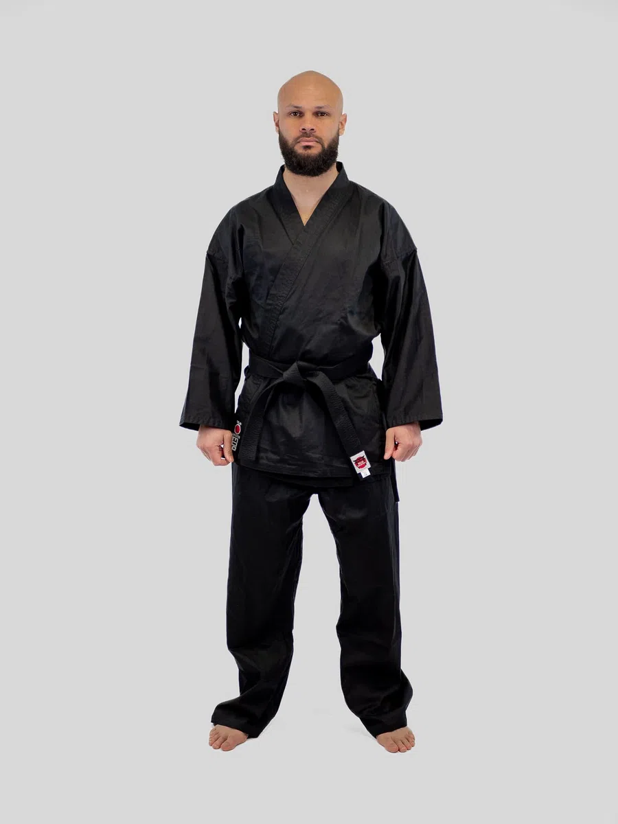 Kimono Karaté Noir Yok Taille 160cm