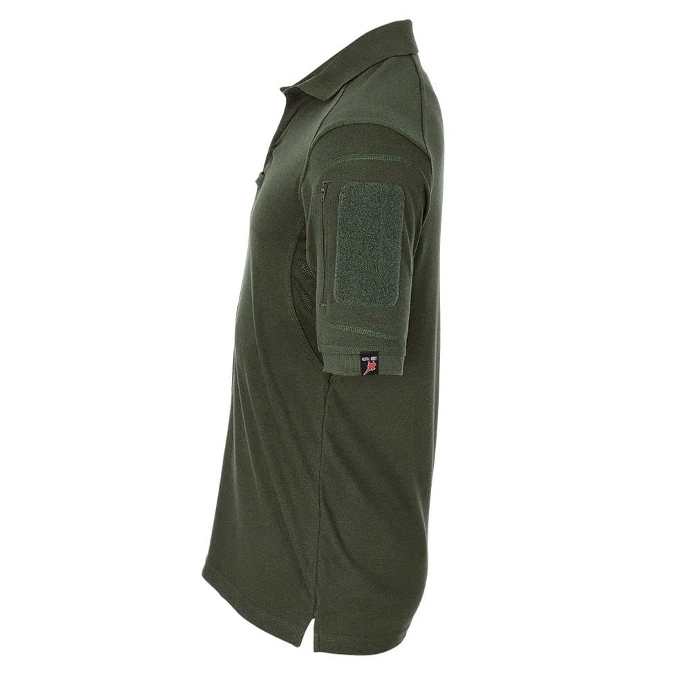 Copytec Polo táctico ALFA Olive Insert Shirt Workwear Shirt Sport # 18791