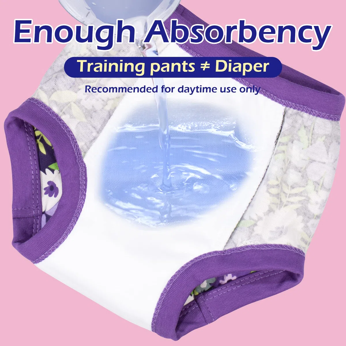 BIG ELEPHANT Baby Potty Training Pants Ropa Interior para niña - 100% algodón