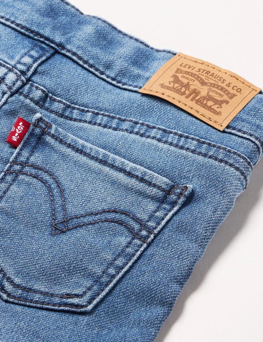 Levi'S Kids Lvg Roll Up Denim Shorts 1eb192 - Pantalones Cortos Bebé-Niñas