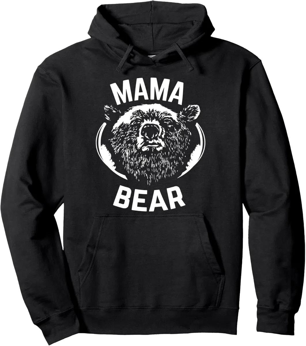 MAMA BEAR Regalos de mamá para el Día de la Madre Mamá Sudadera con Capucha