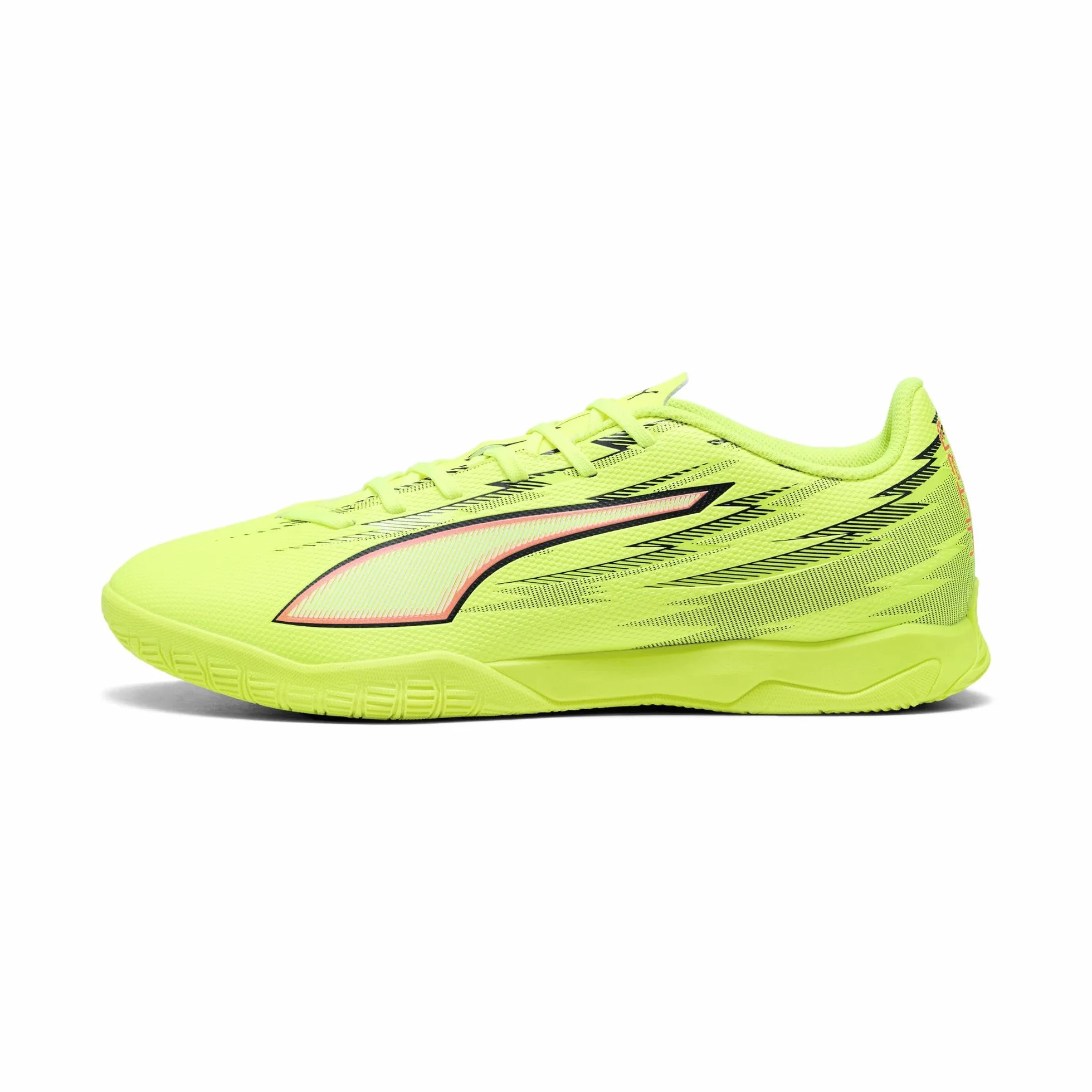 Puma Ultra 6 Play IT - Tenis de fútbol Unisex, Alerta Amarilla, Negro, Rojo Brillante, Lima exprimida, Talla 7 de Reino Unido, Yellow Alert Puma Black Glowing Red Lime Squeeze, 40.5 EU