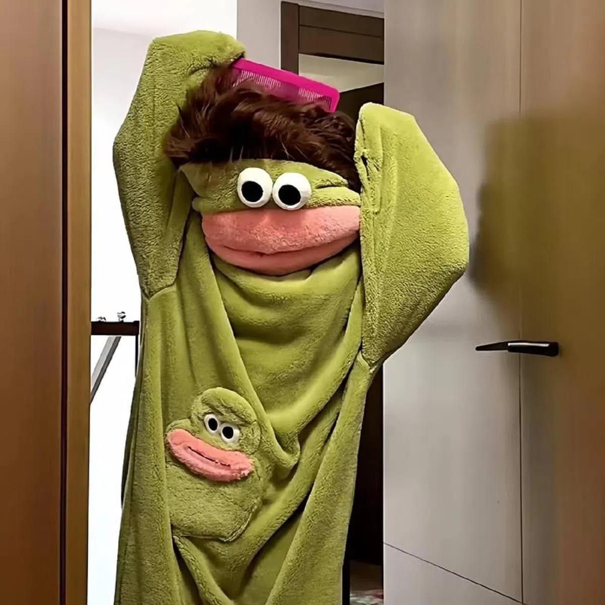 Pijama Divertido de Una Pieza para Adulto Pijama Monos Cosplay Oversized Traje con Capucha Ropa de Dormir Invierno Hombre Mujer con Capucha Ropa Dormir para el Salón Fiesta al Libre
