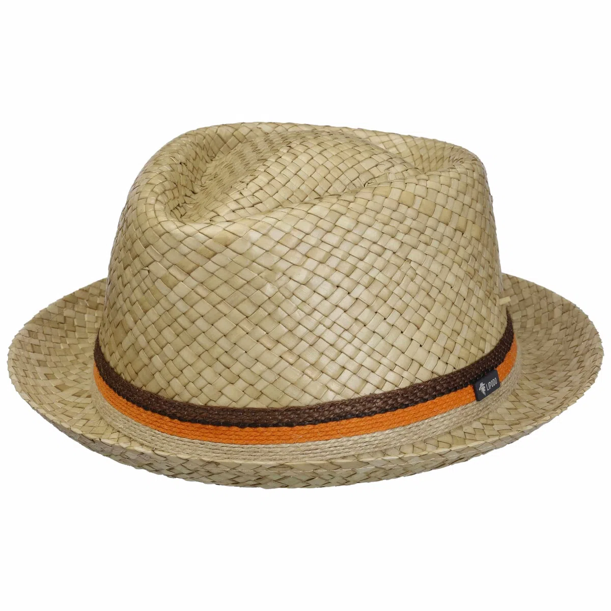 SOMBREROSHOP Diamond Nature Sombrero Pork pie de Paja con Cordon Decorativo Unisex Primavera Verano