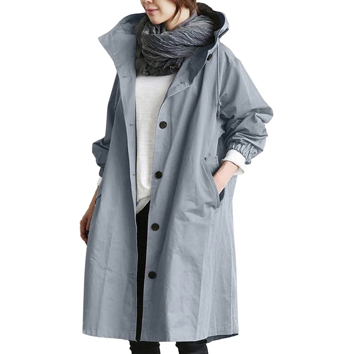 Generisch Chaqueta de invierno de maternidad para mujer, elegante cortavientos, abrigo salvaje de invierno para mujer, chaqueta de invierno para mujer, con lunares