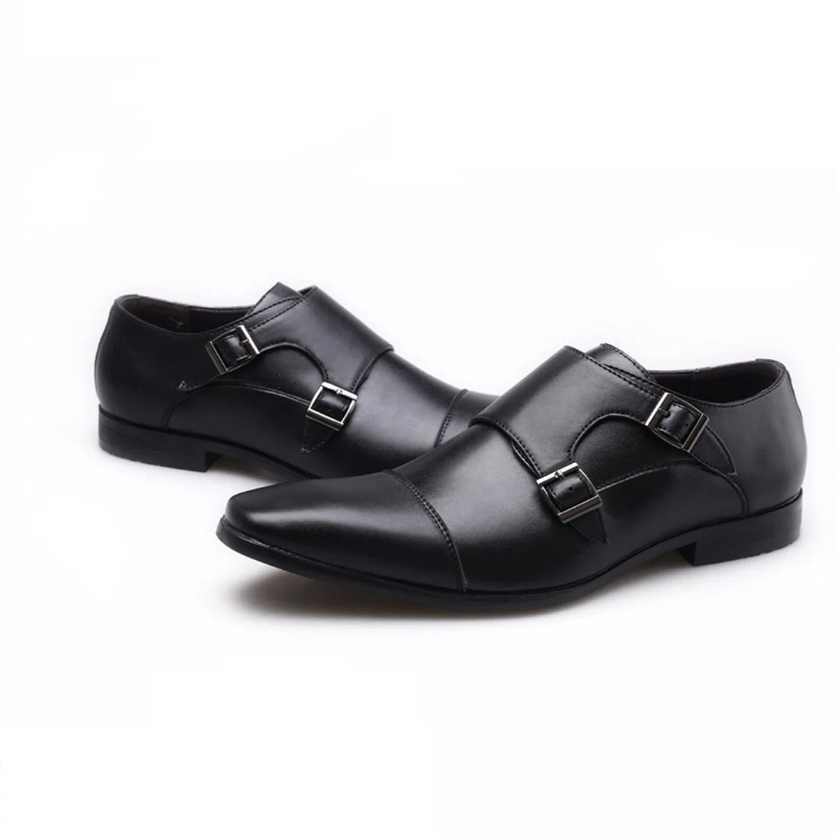 Monk - Zapatos de vestir formales para hombre, Oxford, Negro, Talla única (consulte la tabla de tallas)