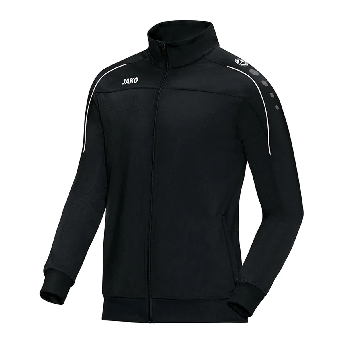 Jako Classico poliéster Chaqueta, Infantil, Color Negro, tamaño 164