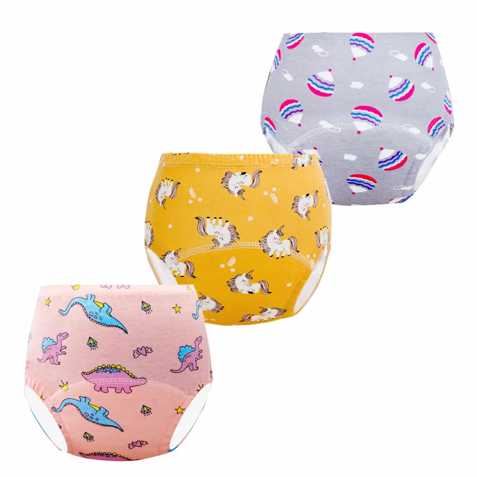 JackLoveBriefs Pack de 10 Bragas de Aprendizaje niño niña（ 2-6 Años ）
